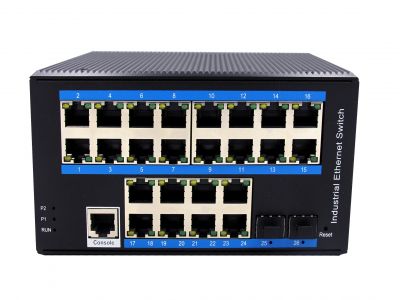 yh6224gs-m-sfp管理型工业交换机