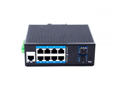 网管工业级交换机2千光8百电sfp