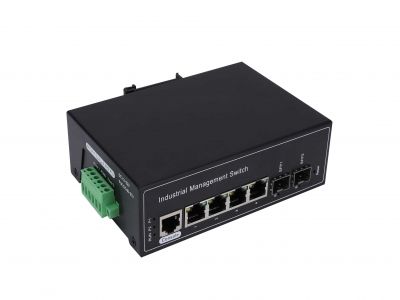 钢合金工业级m系列管理型千兆2光4电sfp